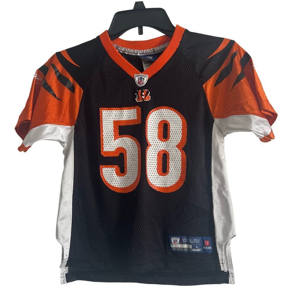 Rey Maualuga Rebook NFL Boys Football Jersey-‎ Size L (7)